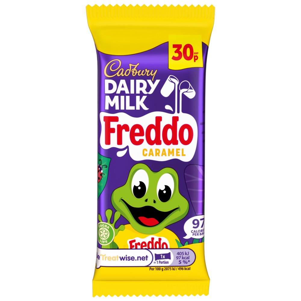 Cadbury Dairy Milk Freddo Caramel Chocolate Bar 30p PMP 19.5g