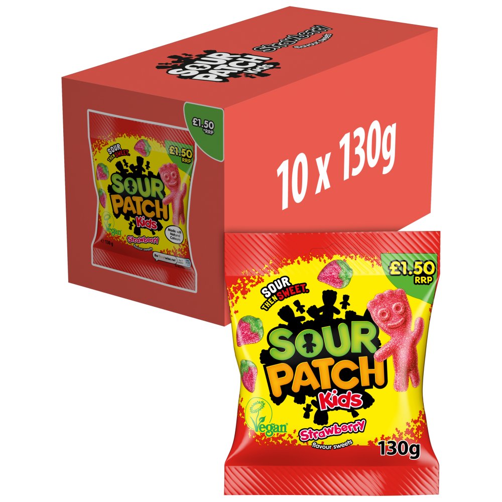 Sour Patch Kids Strawberry Flavour Sweets 130g
