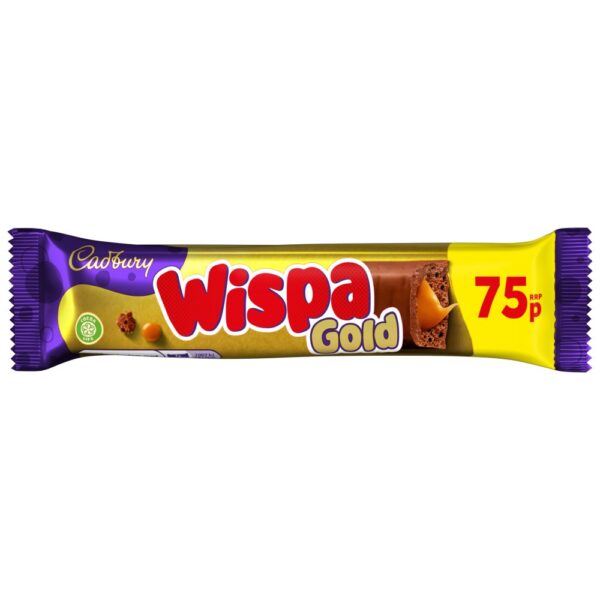 Cadbury Wispa Gold Chocolate Bar 75p PMP 48g