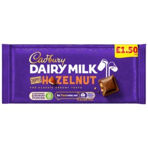 Cadbury Dairy Milk Chopped Hazelnut Chocolate Bar £1.50 PMP 95g