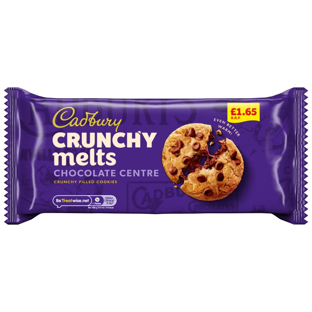 Cadbury Crunchy Melts Chocolate Chip Cookies £1.65 PMP 156g