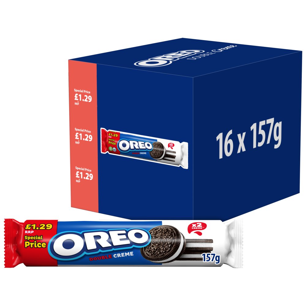 Oreo Double Creme Sandwich Biscuits £1.29 PMP 157g
