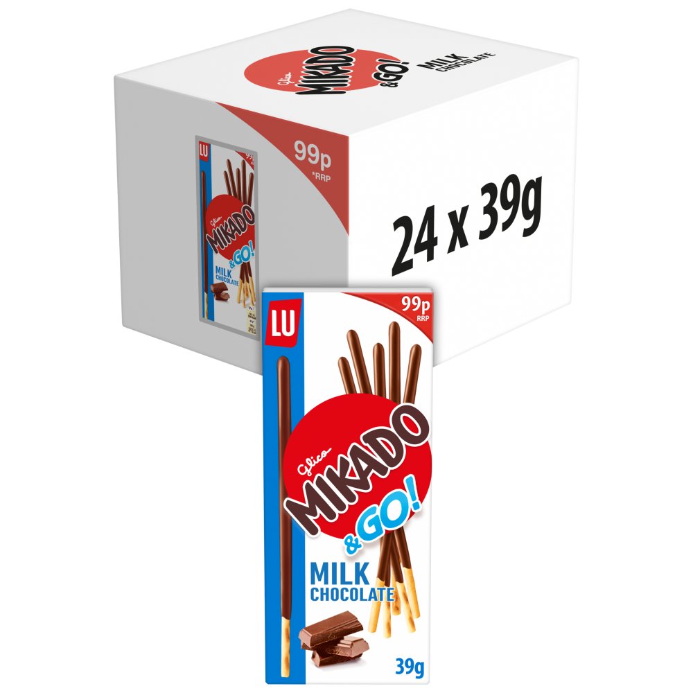 LU Mikado Milk Chocolate Biscuits 99p PMP 39g