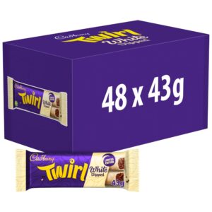Cadbury Twirl White Dipped Chocolate Bar 43g
