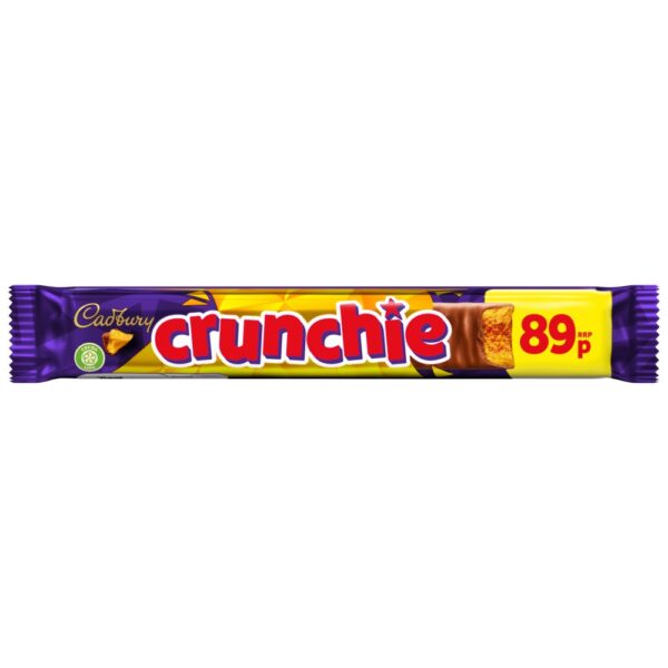 Cadbury Crunchie Chocolate Bar 40 Gr
