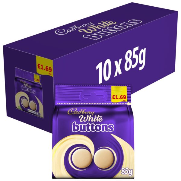 Cadbury Buttons White Chocolate 85g