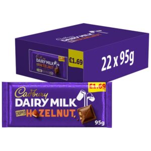 Cadbury Dairy Milk Chopped Nut Chocolate 95g