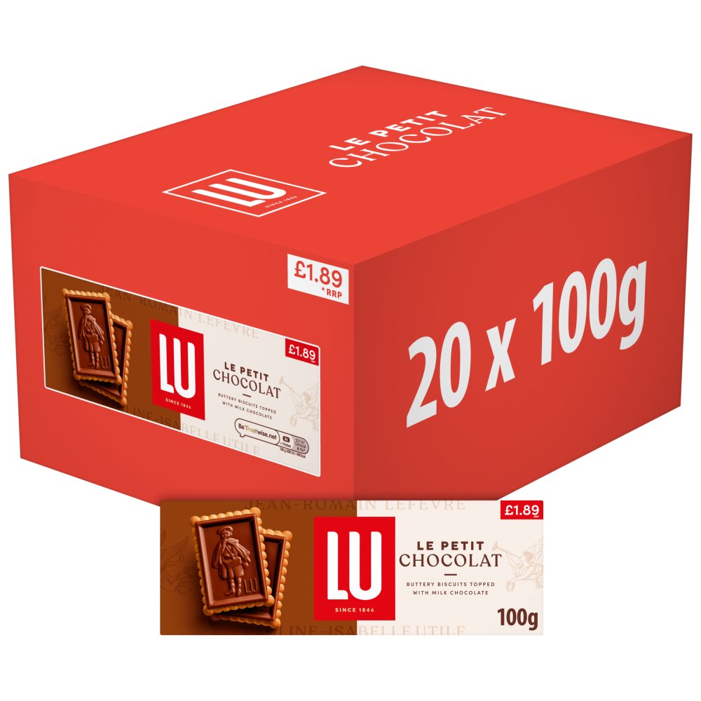 LU Le Petit Chocolat Chocolate Biscuits £1.89 PMP 100g
