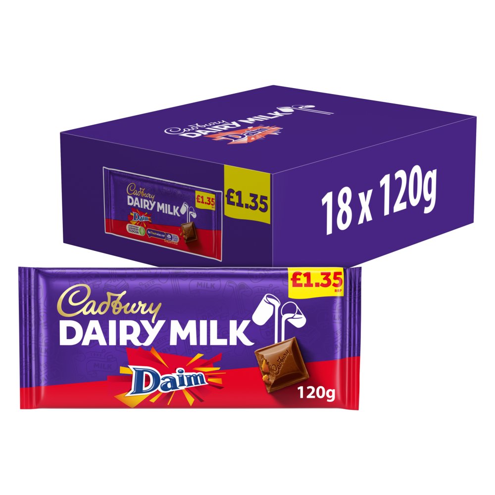 Cadbury Dairy Milk Daim 120g