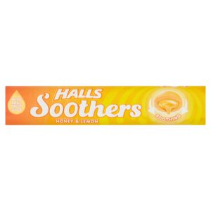 Halls Soothers Honey & Lemon Lozenges Roll 45g
