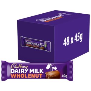 Cadbury Dairy Milk Wholenut Chocolate Bar 45 g