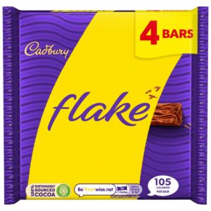 Cadbury Flake Chocolate Bar 4 Pack Multipack 80g (4 x 20g)