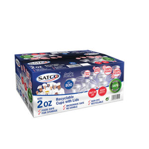 Satco Sauce Cup & Lid 2Oz