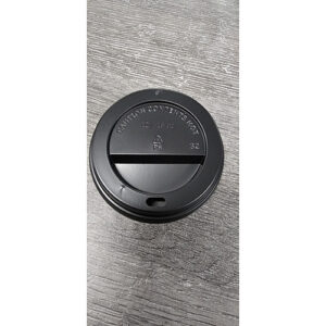 H-P Cup Lids Bk 12/16Oz