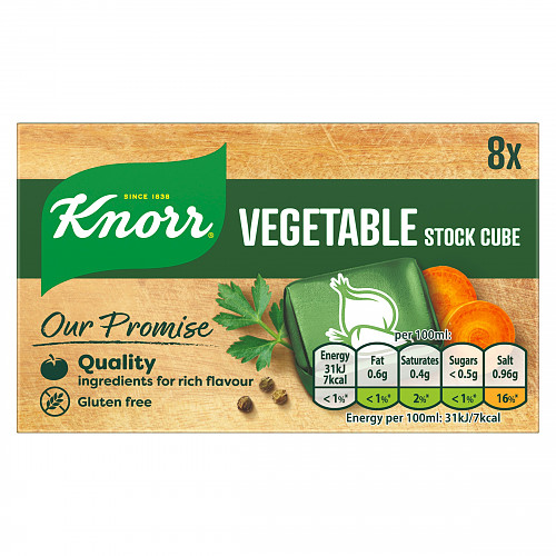Knorr Stock Cubes Vegetable 8x 10 g