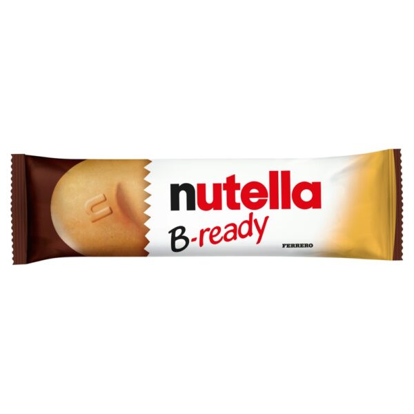 Nutella B-ready Hazelnut Chocolate Spread Filled Cereal Bar Snack 22g