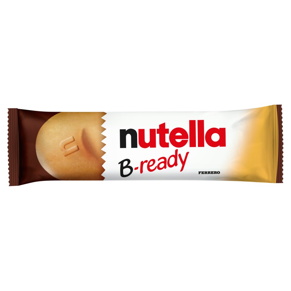 Nutella B-ready Hazelnut Chocolate Spread Filled Cereal Bar Snack 22g