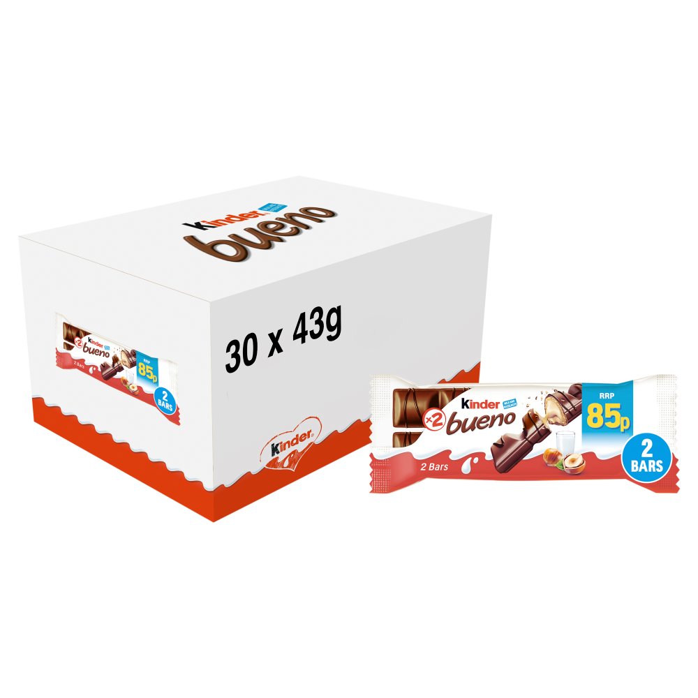 Kinder Bueno Milk and Hazelnuts 2 Pieces 39g PMP