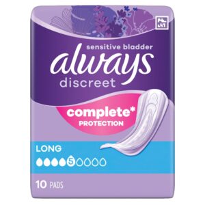 Always Discreet Incontinence Pads Long