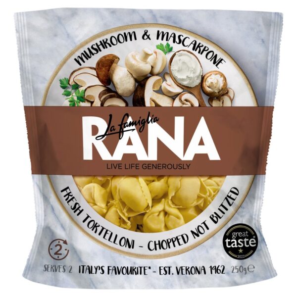 La Famiglia Rana Mushroom & Mascarpone Fresh Tortelloni 250g
