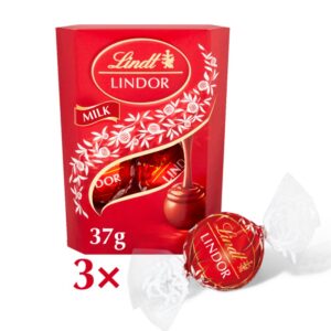 Lindt Lindor Milk Chocolate Truffles Treat Box 37g