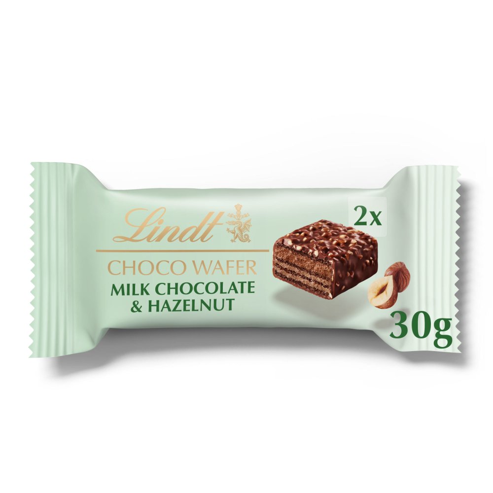 Lindt Choco Wafer Milk Chocolate & Hazelnut Treat Pack 30g PMP