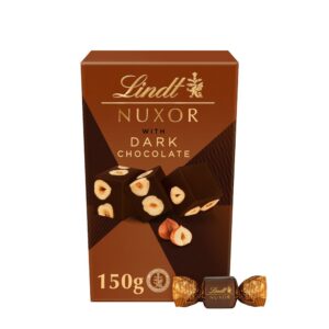 Lindt Nuxor with Dark Chocolate and Whole Roasted Hazelnuts Box 150g