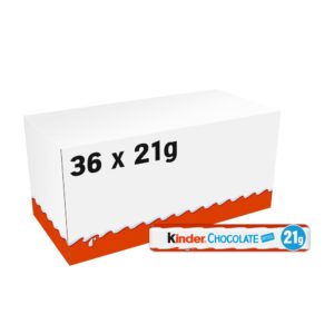 Kinder Milk Chocolate Medium Treat Snack Bar 21g
