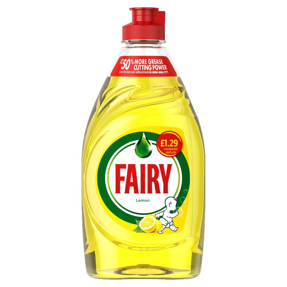 Fairy Washing Up Liquid Lemon with LiftAction 320ML