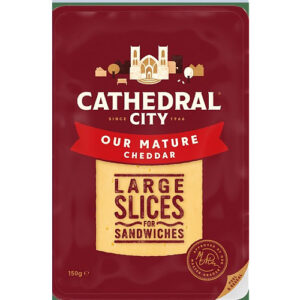 Cathedral City 6 Slices Mature Cheddar Cheese 150g