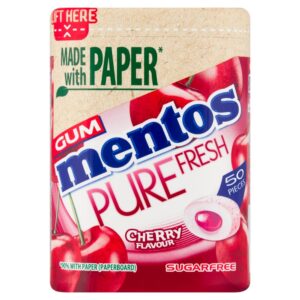 Mentos Gum Pure Fresh Cherry 50 Pieces 97g