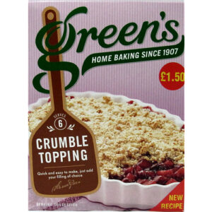 Greens Crumble Mix PM £1.50