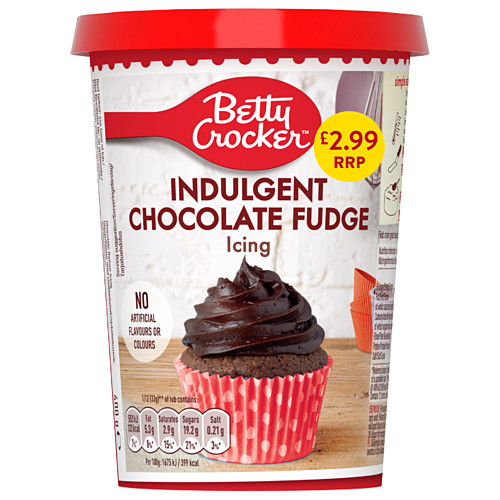 Betty Crocker Indulgent Chocolate Fudge Icing 400g