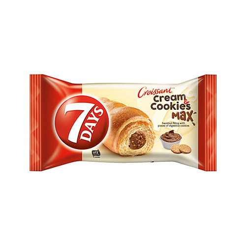 7Days Hazelnut Cream & Cookies Croissant