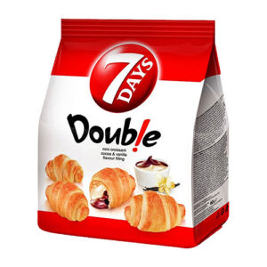 7 Days Mini Croissants Double Cocoa & Vanilla Flavour Fillings 185g