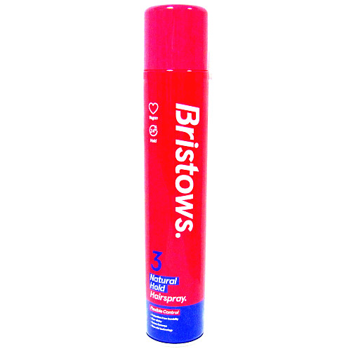 Bristows 3 Natural Hold Hairspray 400ml