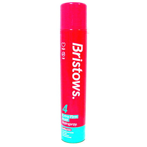 Bristows 4 Extra Firm Hold Hairspray 400ml