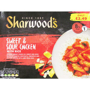 Sharwood's Sweet & Sour Chicken with Rice 375g
