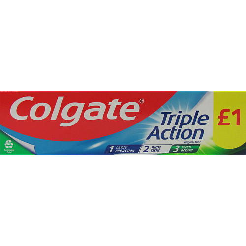 Colgate Triple Action Toothpaste 75ml