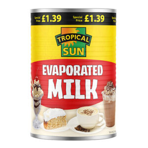 Tropical Sun Evaportaed Milk PM £1.39