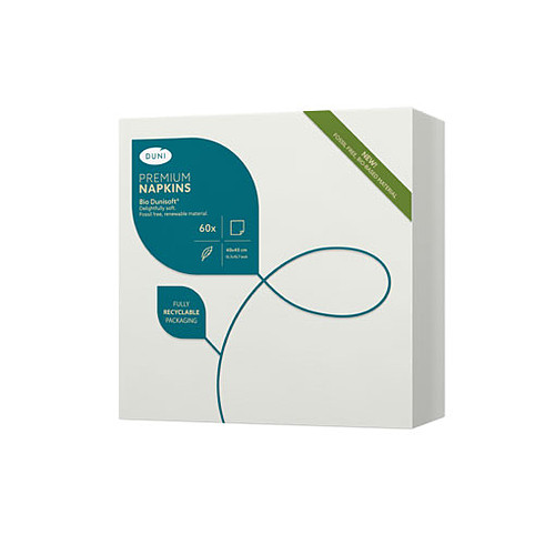 Duni Soft Bio White 40cm