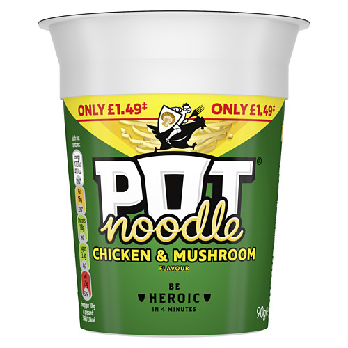 Pot Noodle Standard Pot Chicken & Mushroom 90 g