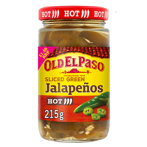 Old El Paso Jalapeños 215g