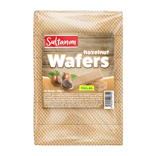 Sultanim Wafers Hazelnut Halal