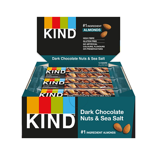 Kind Dark Chocolate Nuts & Sea Salt 40g