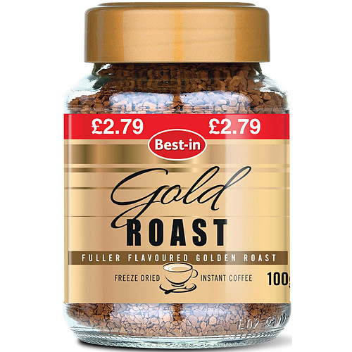 B/In Gold Roast Freeze Dried Coffee PM £2.79