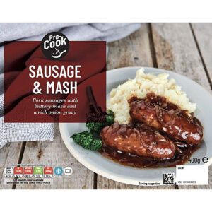 Pro-Cook Sausage & Mash