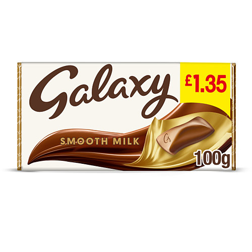 Galaxy Smooth Milk Chocolate Block Bar £1.35 PMP 100g