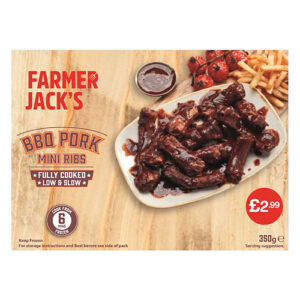 Farmer Jacks BBQ Mini Ribs PM £2.99