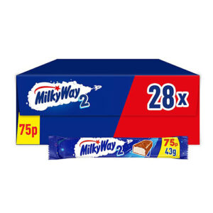 Milky Way Milk Chocolate Bar 43g PMP £0.75